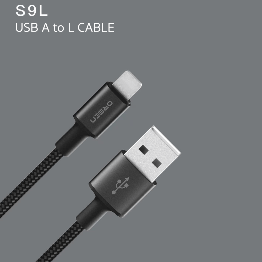 สายชาร์จ ORSEN BY ELOOP S9L USB-A TO L-CABLE 2.1A สายชาร์จเร็วยาว 1 เมตร DATA CABLE_1